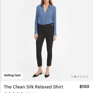 Everlane Clean Silk Relaxed Shirt